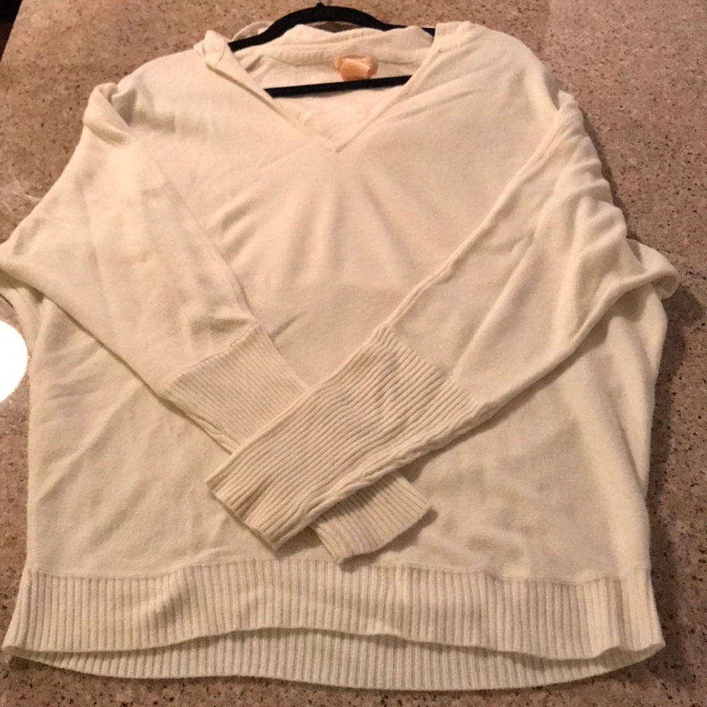Beige Hoodie Sweater!!